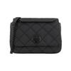 Tangli Baiqi TB-Willa Double TLogo Square Fat Diamond Pattern Adjustable Shoulder Strap Matte Leather Messenger Bag Portable 89545-001