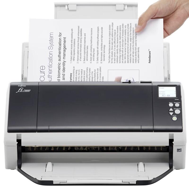 Fujitsu Fi-7480 A3 Color Duplex Document Scanner CN plug (adapter included)