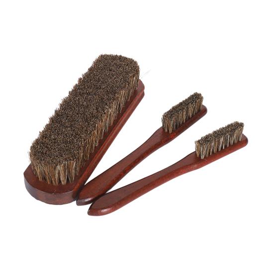 Shoe Brush Ergonomic Handle Shoe Cleaning Brushes Leather Shoe Maintenance