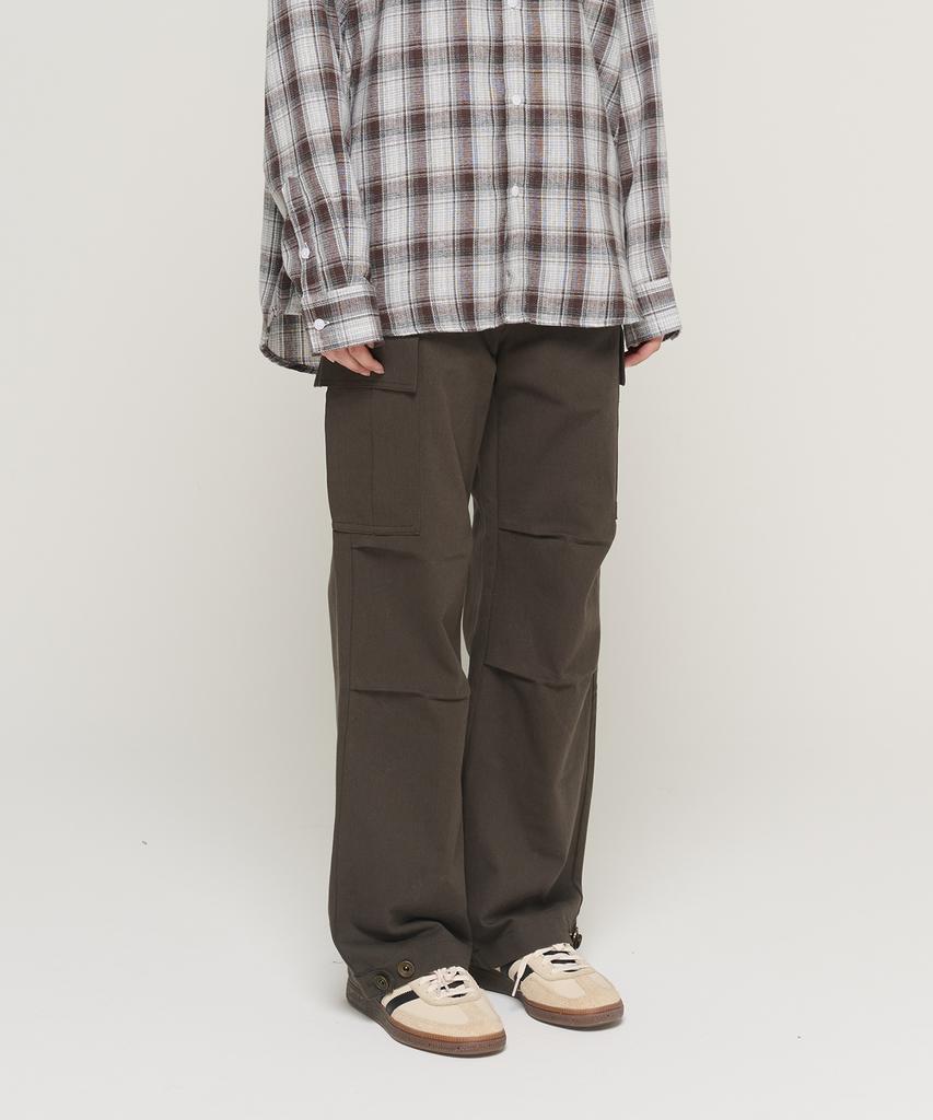 CARGOBROS FOR WOMAN Utility Work Cargo Pants (Brown)