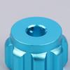 Simulator-Taste 20mm Metallknopf 6mm Löcher für Lenkrad-Upgrade Rennkonsole DIY-Spielumgebung