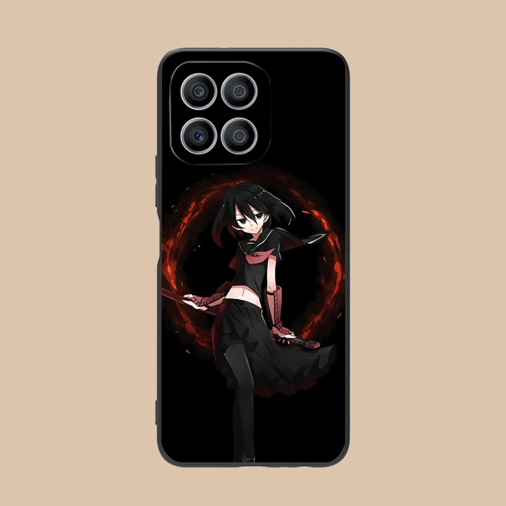 

Akame Kurome Matte TPU Mobile Phone Case for Honor 90 80 70 60 50 30 20 10 9 8 7 Pro S SE Lite 5G Colorful Printing Cover Honor 8