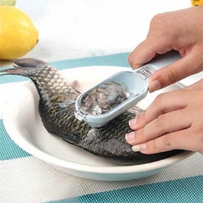 Fast Cleaning Fish Scale Remover Fish Skin Steel Plastic Scaler Scraper Cleaner