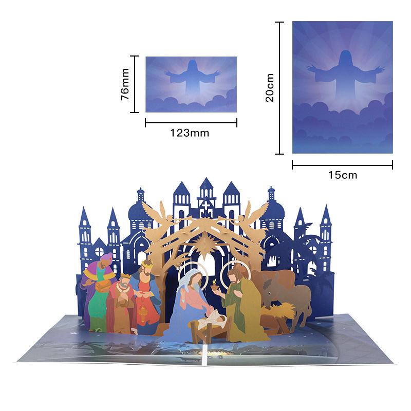 Pop-Up 3D Weihnachtsbaum-Karte - Kreative Feiertagsgrußkarte und Geschenk