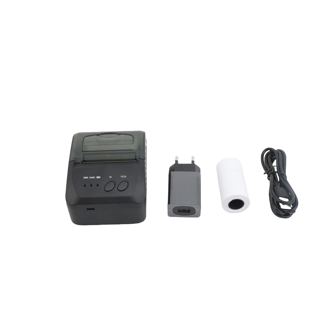 Portable Thermal Printer 203 DPI Wireless Bluetooth Receipt Printer 2000mAh Battery for Restaurant Sales Retail