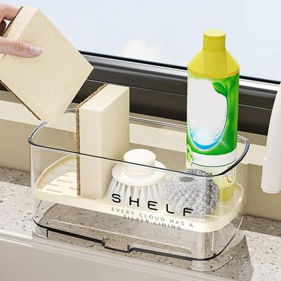 Afdruiprek Afneembare Houder Spoelbak Organisatie Opbergruimte voor Routine Thuis Appartement Schoonmaken Keuken Dagelijkse Hygiëne Spoelbak