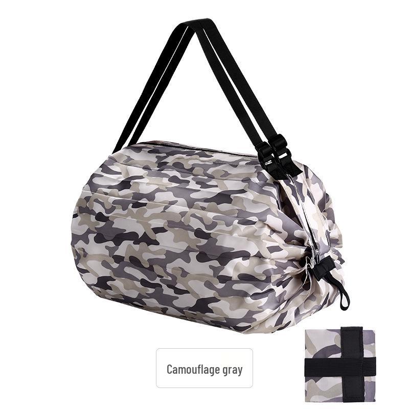 Nordic Folding Camouflage Shopping Bag - Multi-Purpose, Portable, Large Capacity Handheld Storage Bag
