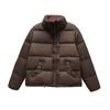 Small stand-up collar cotton-padded jacket women's winter new warm fashion foreign style short small cotton-padded jacket