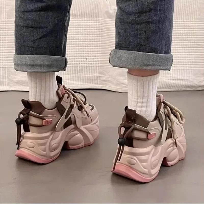 Fashion Spring Autumn Stylish Lace Up Ladies Footwear On Sale Original Offers Daily Routine Fashion 2025 Walking New In 39 Women's Shoes