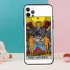 Tarot Card Astrology Sun Moon Lover Phone Case For iPhone 18 16 15 14 13 12 11 Pro Max 12 13 mini XR 15 16 Plus 16e Cover Coque