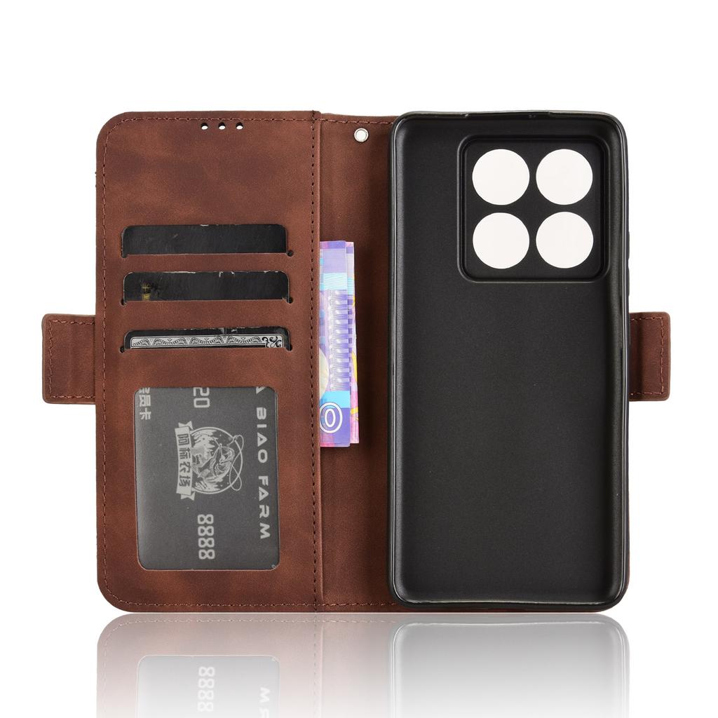 For Xiaomi 14T Pro Leather Case Phone Wallet Cover with Multiple Card Slots