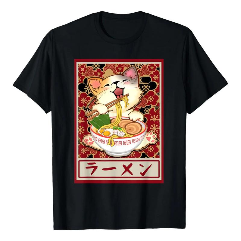 Ramen Cat Kawaii Neko Anime Comida Japonesa Para Adolescente S разноцветный