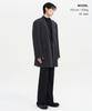Musinsa Standard Overshoulder Long Blazer [Charcoal Gray]