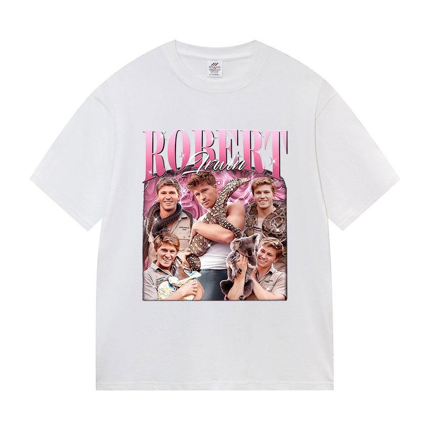 Funny Robert Irwin Wildlife Zoo Graphic T Shirt Unisexs Vintage Fashion Oversized Cotton Tshirts Unisex Harajuku Clothing Tshirt