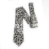 Fashionable Leopard Print Neck Tie For Men And Women Unisex Decorative Tie For Office And Party Gathering Accessory