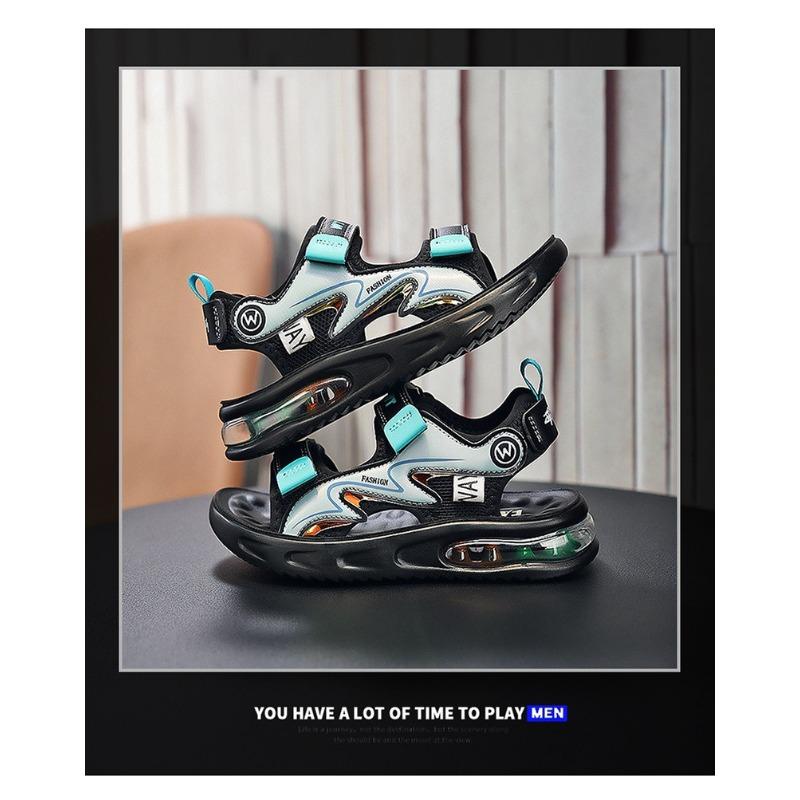 New Boys' Sandals - Cushioned Soft Sole Sports Beach Shoes for Big & Little Kids, Lightweight Summer Footwear