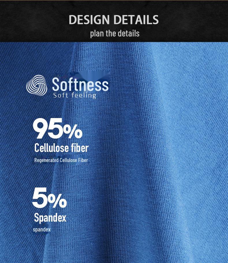 Men's Slim-Fit Thermal Round Neck Shirt - Lightweight Autumn Layer