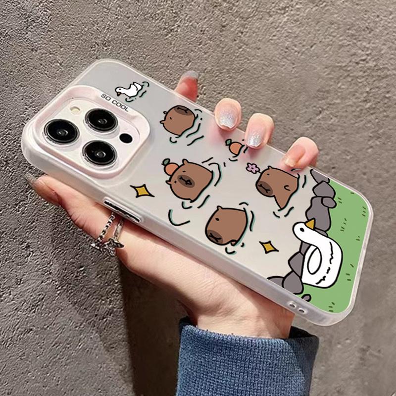 Plating Matte Case For Samsung Galaxy S21 FE S22 S23 Plus S24 Ultra A55 A35 A15 A14 A32 A52S A54 Cute Cat Supplies Phone Cover
