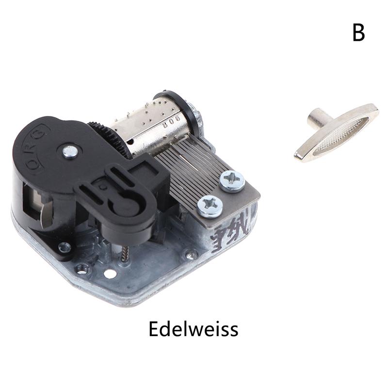 

Механическая музыкальная шкатулка Windup DIY Sankyo с музыкальным механизмом + ключ