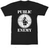 Vintage Public Enemy Men  Black Cotton Unisex Unisex T-Shirt