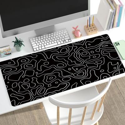 30x80 CM Büyük Dizüstü Mouse Pad Soyut Baskı kaymaz Doğal Kauçuk Su Geçirmez Taşınabilir Katlanabilir Oyun Mouse Pad Bilgisayar Aksesuarları