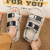 Foreign trade sandals men's summer wear non-slip youth leisure beach sports stepping on shit feeling thick-soled sandals