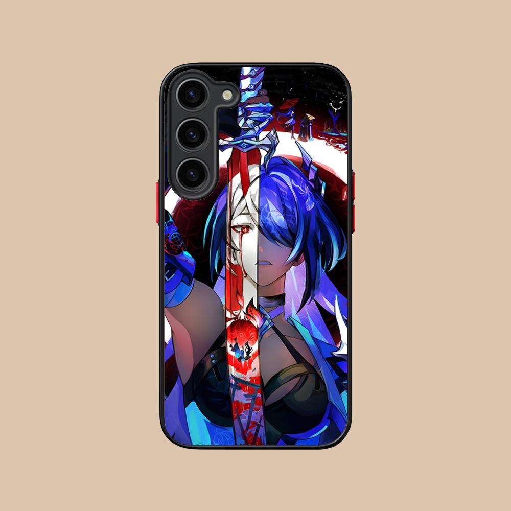 HSR Acheron Silicone Mobile Phone Case for Samsung Galaxy S26 S25 S24 S23 S22 S21 Plus FE Ultra Colorful Cover