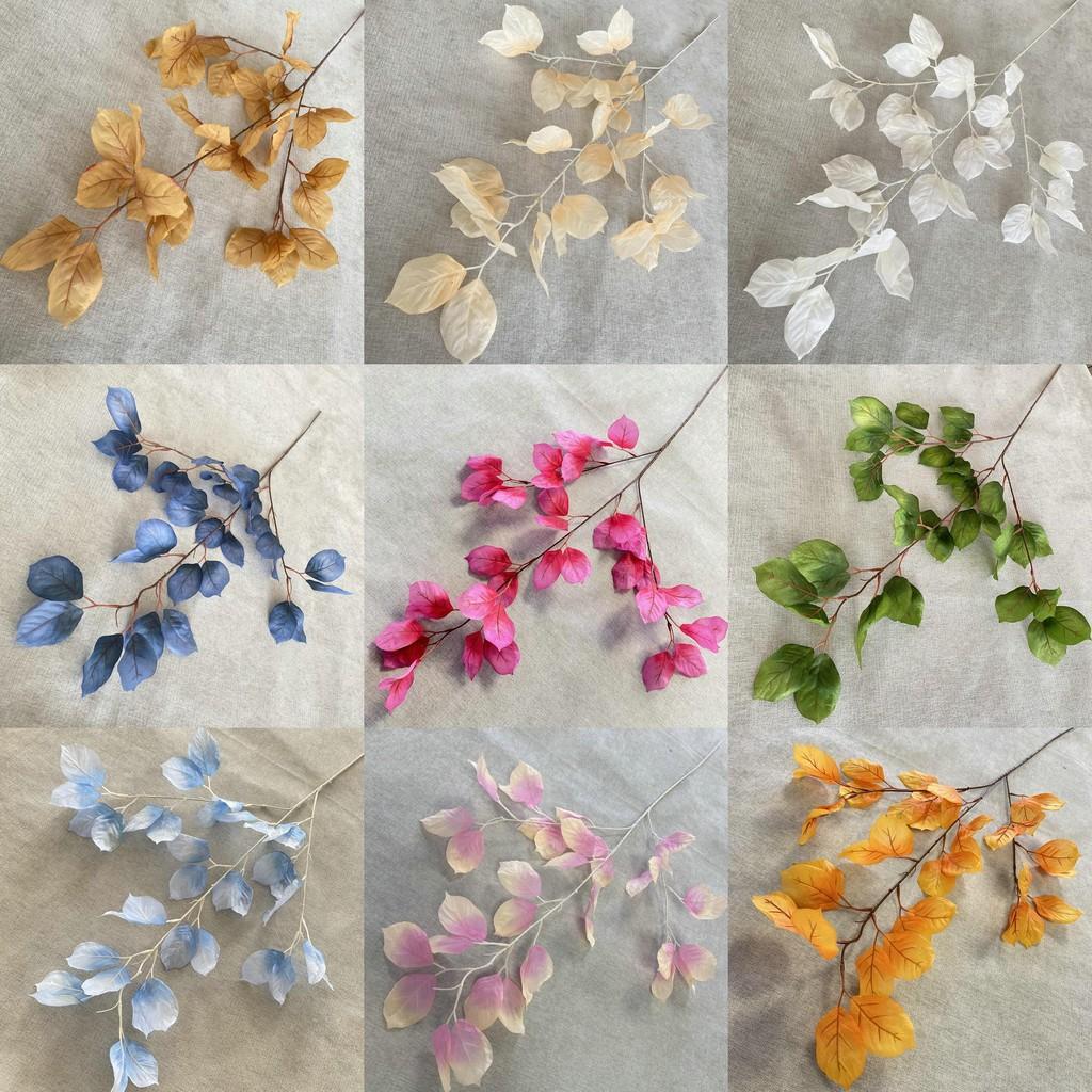 Leaves Artificial Kapok For Styling Photography Props Indoor Outdoor Decoration