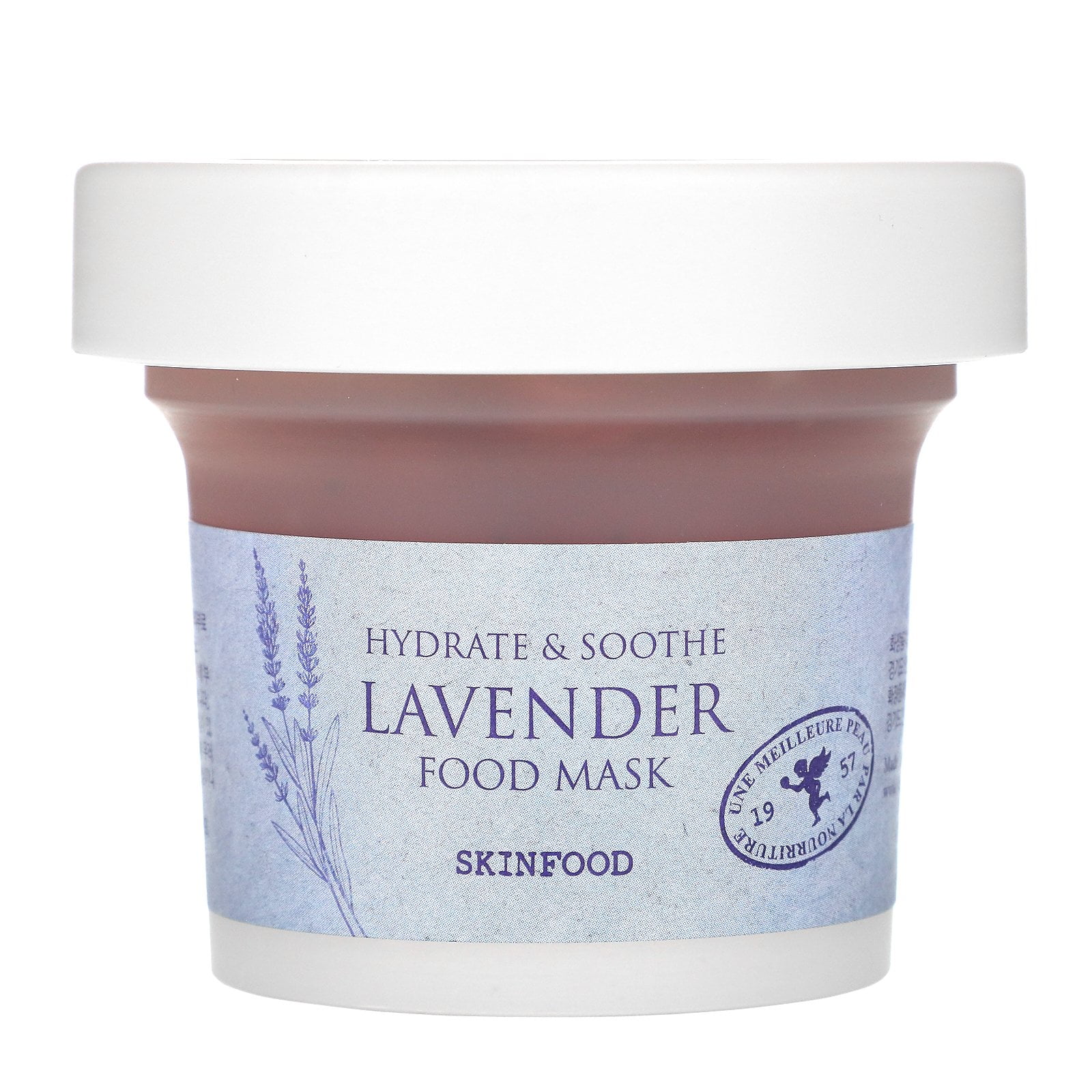 SKINFOOD Lavender Food Mask (Hydrate and Soothe), 120 g / 4.23 oz. AUTHENTIC STORE