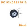 Technical Parts Brick Playset Link Chain Tank Belt Track Wheels Truck Car Gear MOC Brick Toys  Playsets 3711 3873 88323 57520 57519 42529