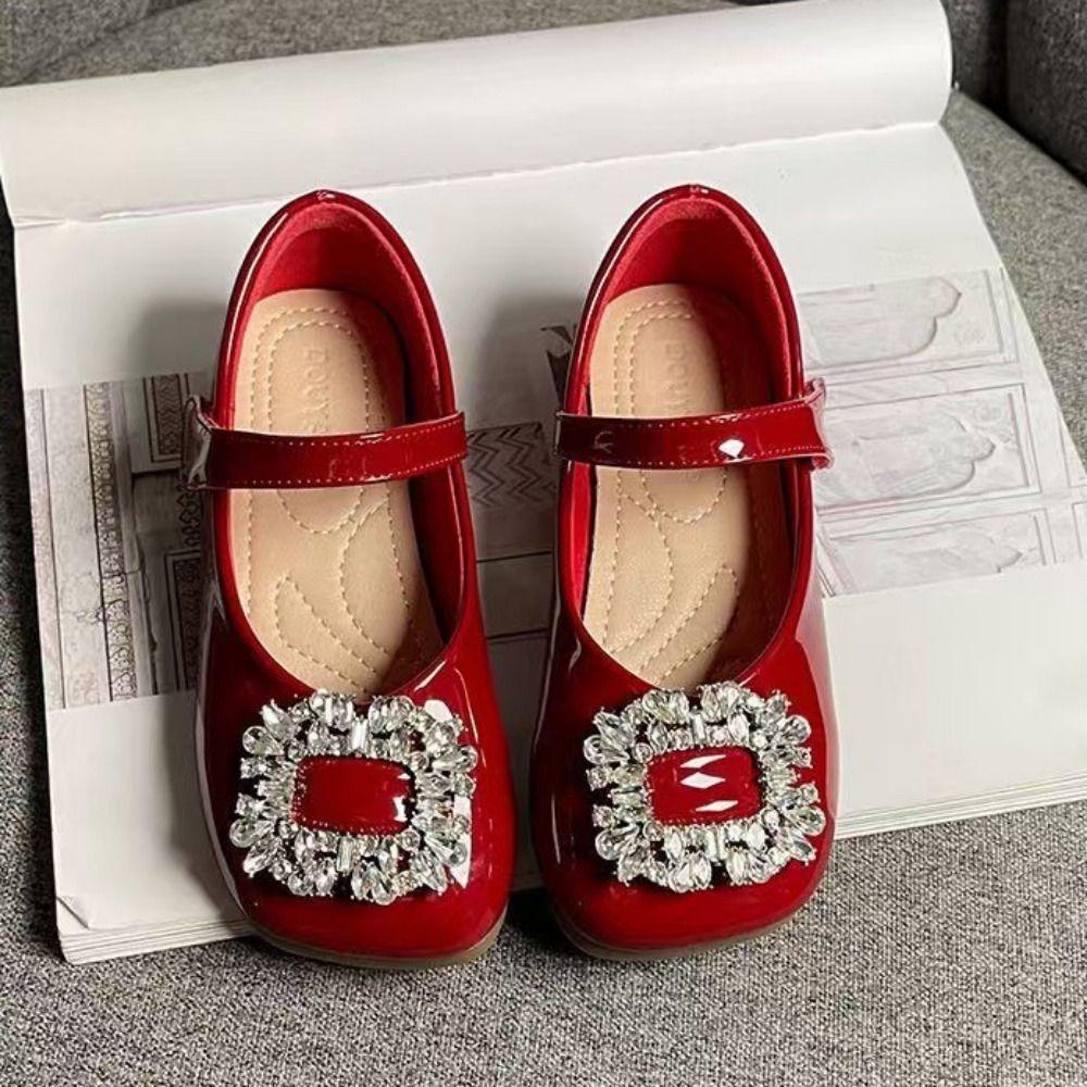 PU Kids Shoes Soft Soled Girl Princess Shoe Children Shoes Children Leather Shoes Spring Season