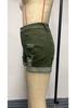 High-Waisted Women's Elastic Denim Street Style Shorts