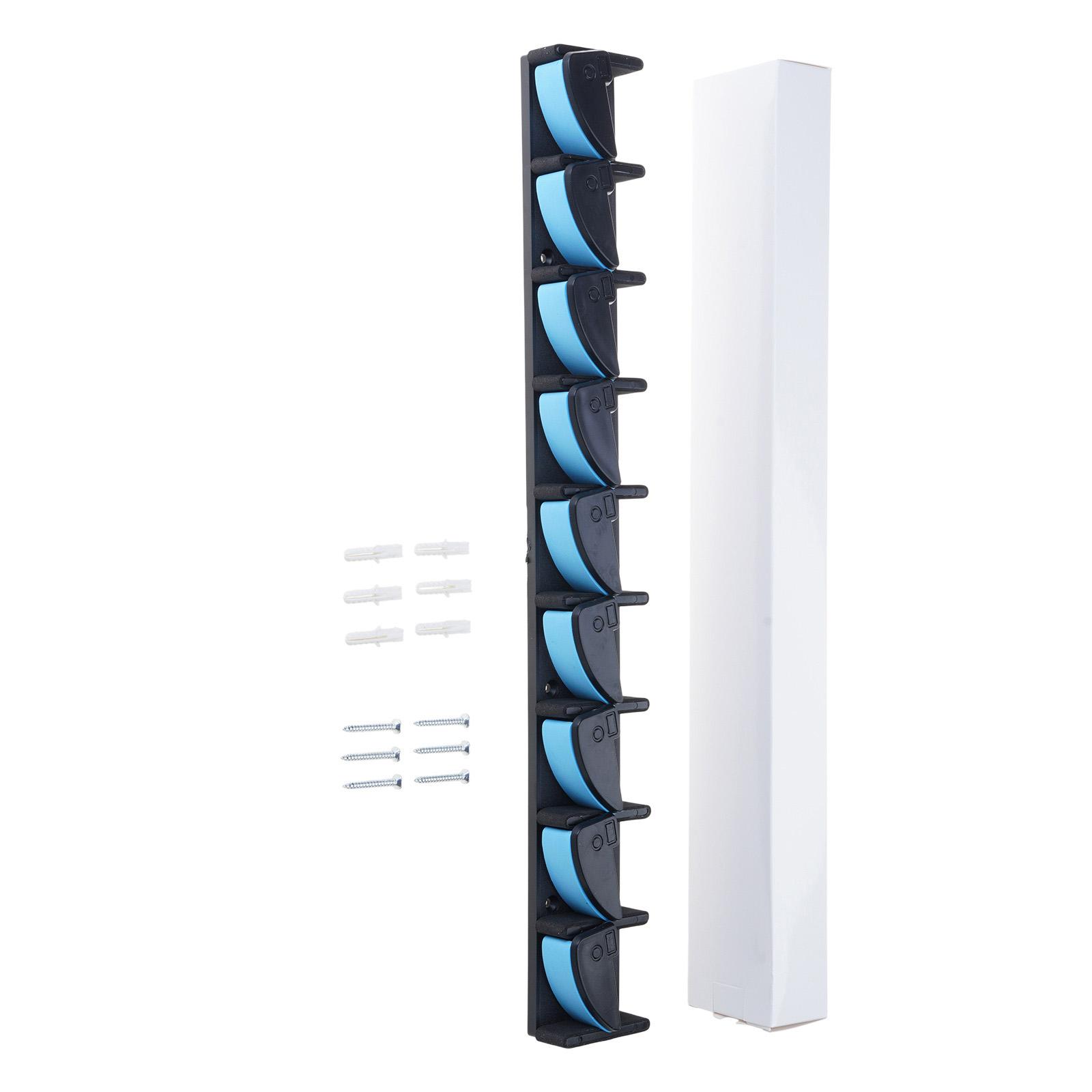 

Vertical 9 Rod Fishing Rod Holder Wall Mounted Fishing Poles Rack for Garage, Wall Mount Rod Stand Easily Install 1