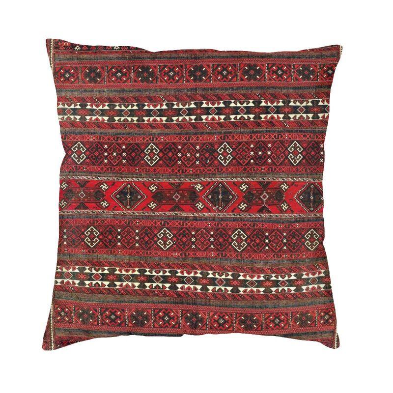 Aksaray Antique Turkish Kilim Square Pillow Cover Decoration Boho Bohemian Ethnic Persian Tribal Cushion Cover Throw Pillow