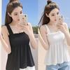 Plus Size Women's Summer Camisole: Slimming, Belly-Covering, Elastic Strap Vest for Inner & Outer Wear