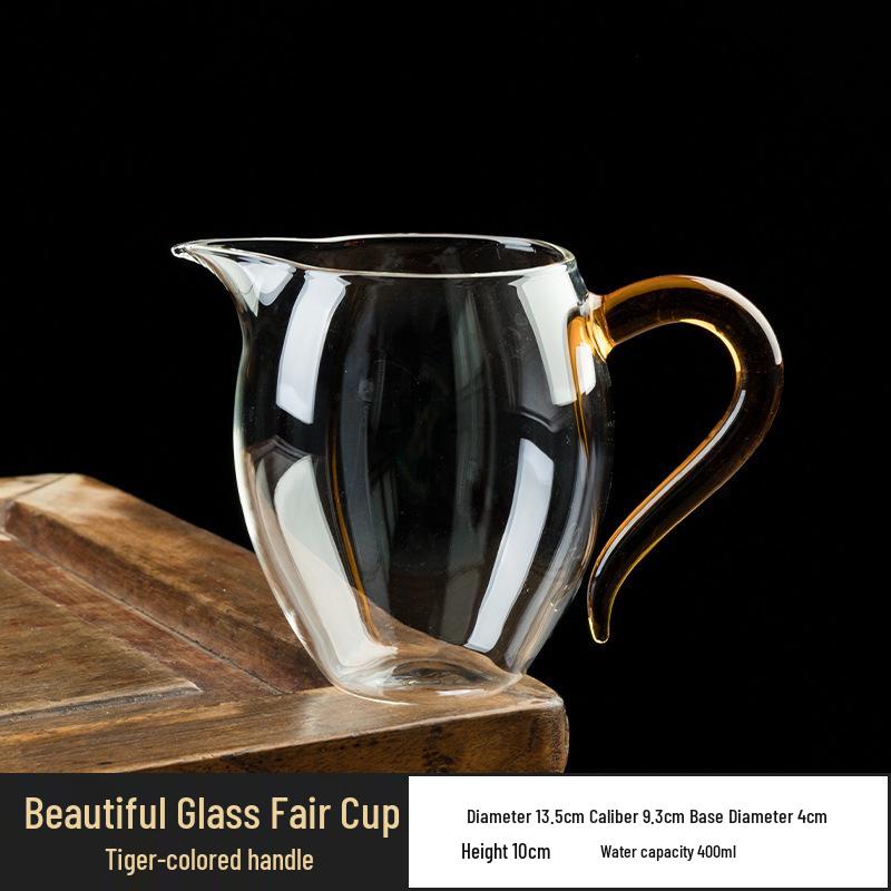 Japanese-Style Glass Tea Server Set with Integrated Filter No Specification