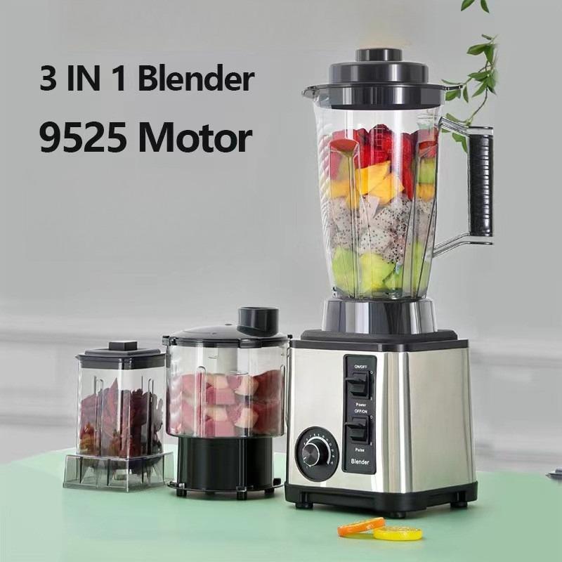3L Large Capacity 6 in 1 Kitchen Multifunctional Soy Milk Machine Electric Blender Stainless Steel Fruit Juicer