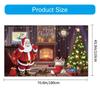 Large Christmas Backdrop Decorative Cloth 70.8x43.3Inch Polyester Fabric For Holiday Decorations And Family Gathering