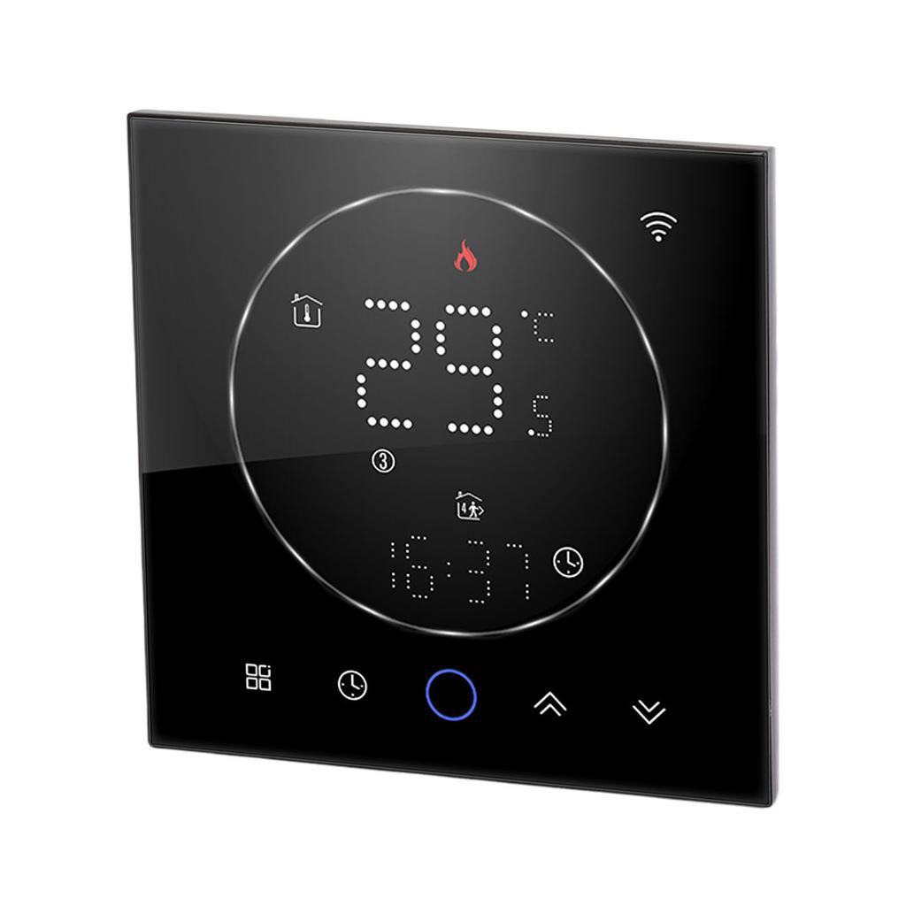Programmierbares Smart Home Thermostat AC95~240V Sprachsteuerung LED-Bildschirm IP20 Energiesparend Smart WiFi