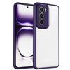 Oppo Reno12 CPH2625 Case Plating Silicone Bumper Shockproof Clear Back Cover Hard Phone Case for Oppo Reno 12 Reno12 5G CPH2625