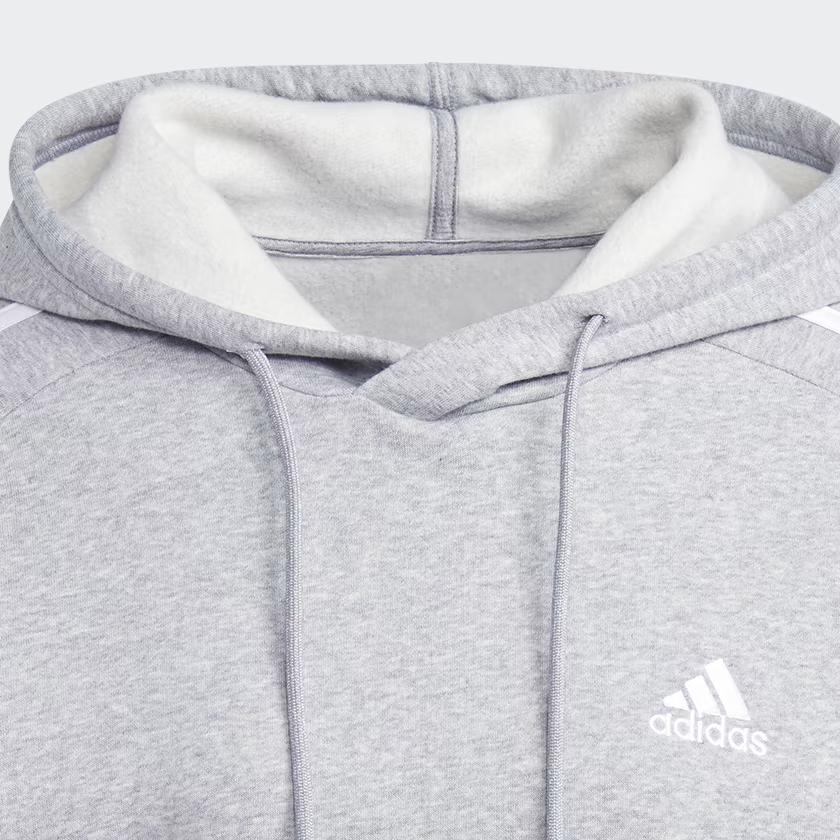 New Adidas Free Shipping With AdiClub Essentials Fleece 3 Stripes Hoodie IJ6474