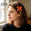 Gothic Lolita Hair Pins Halloween Skeleton Hand Bow Hairpin, Retro Skull Claw Clip for Women Statement Accessories Girls Girls, Style Decorative