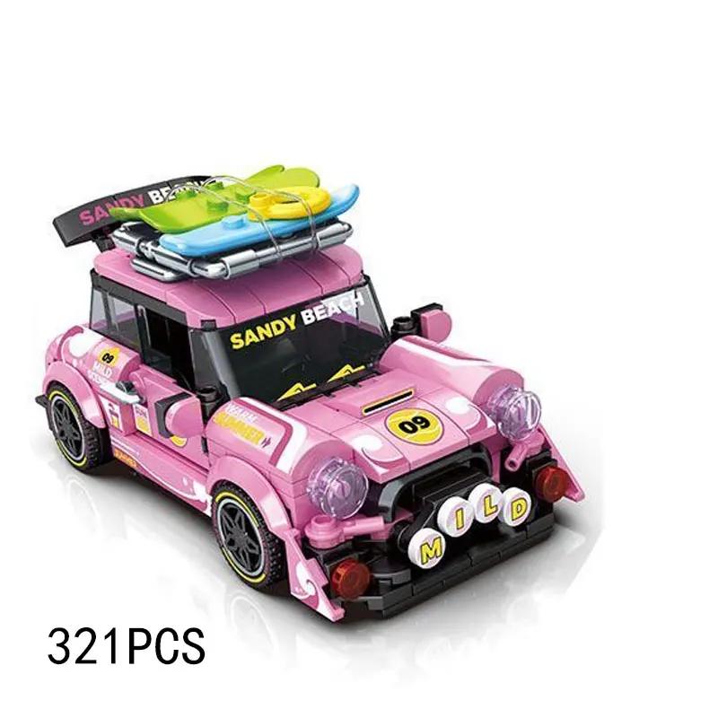Speed Series Racing Sports Vehiclea Technique Car Supercar Building Blocks Set Bricks Classic Moc Model Toys For Kids