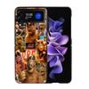 Alf TV Series Phone Case For Samsung Z Flip 7 6 5G Galaxy Z Flip4 Z Flip5 Z Flip3 Coque Black Hard PC Shell Protective Cover
