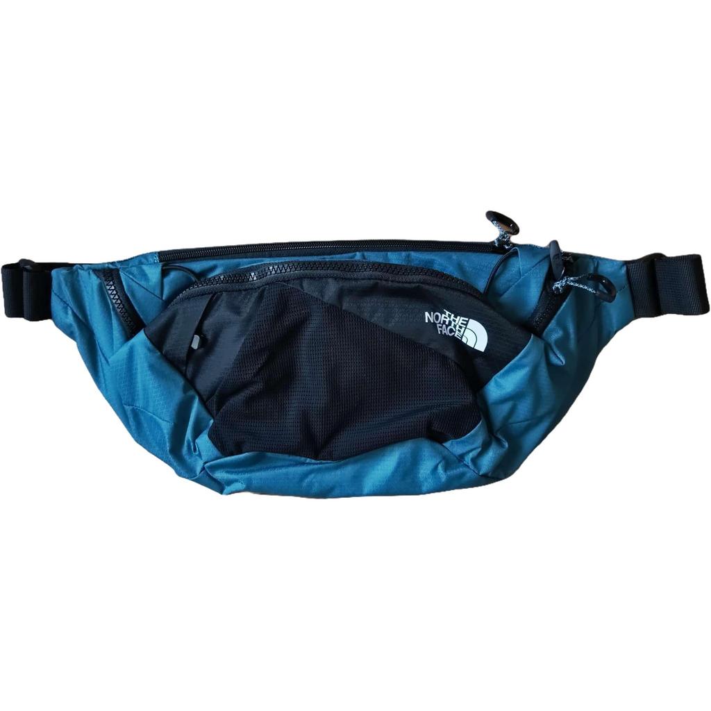 The North Face 5L Logo Zipper Waist Bag Outdoor Unisex Waist Bag Blue Black NF0A3S7Y-SF7