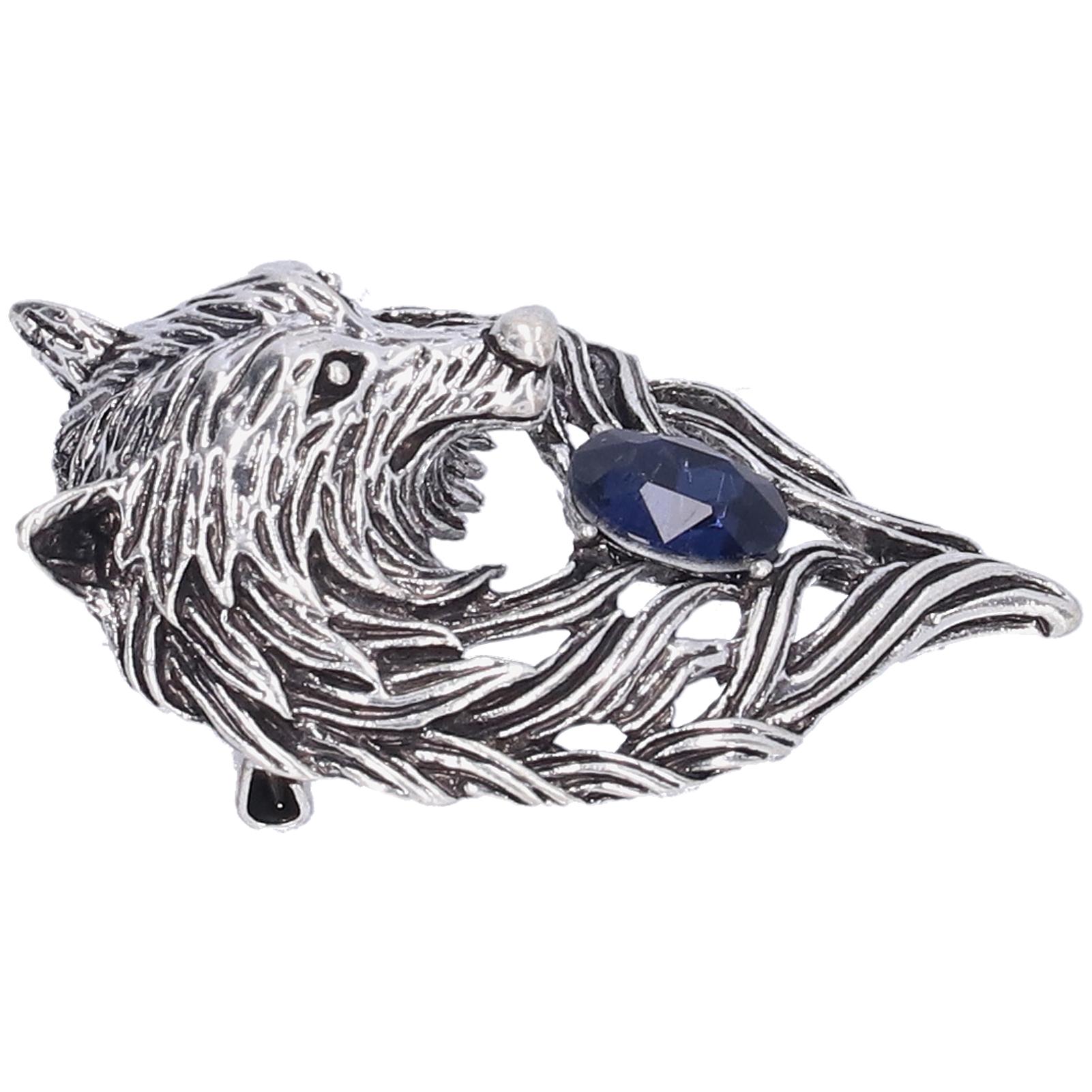 

Brooch Pin Retro Head Men s Suit Coat Animal Pattern Pin Party Corsage Accessories