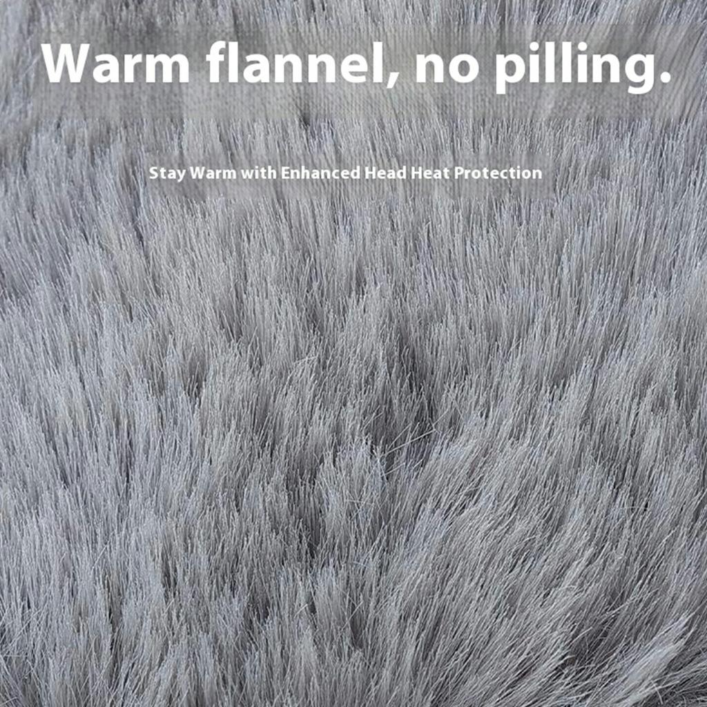 Winter Trapper Hat Thick Fleece Lined Ear Flap Windproof Cap for Men Outdoor Cycling/Hiking