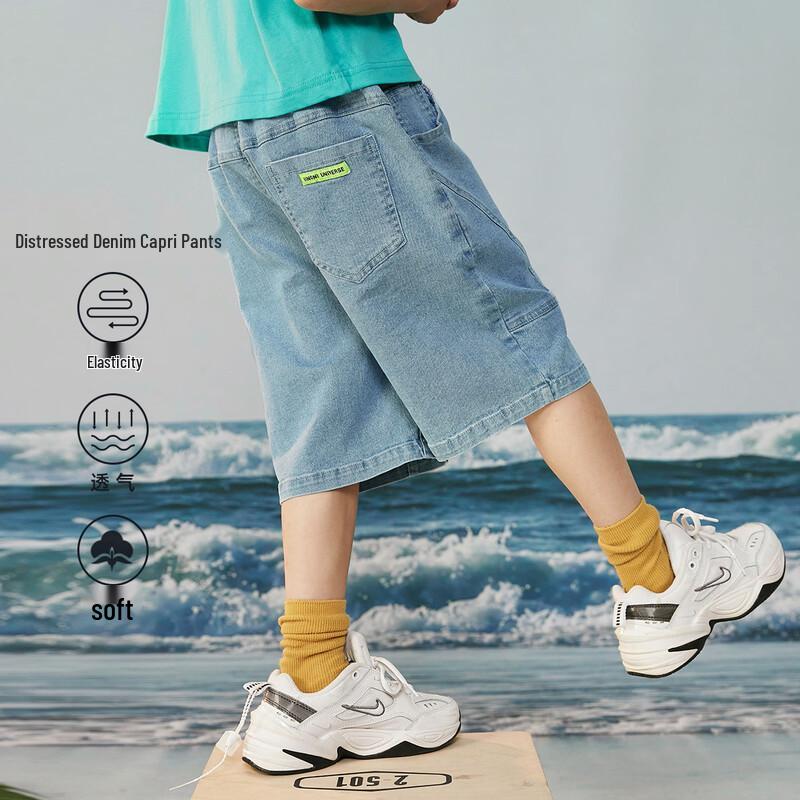 Boys  Summer Casual Denim Shorts 130