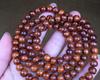 Vintage Hainan Huanghuali Tiger Stripe Buddhist Beads – Perfect for Gifts and Personal Use