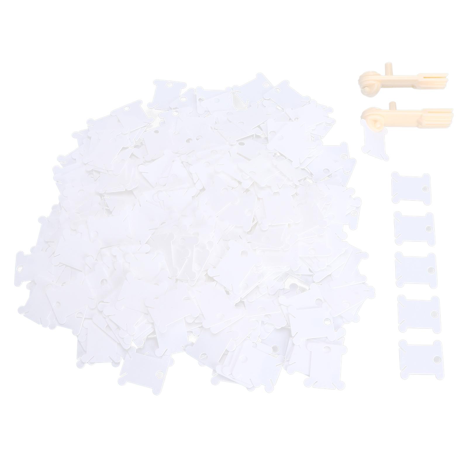 

400 шт. пластиковая катушка для ниток сортировка функция хранения антикоррозийная красивая практичная самодельная шитье